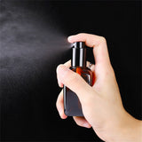 Square Perfume Spray Bottles Refillable Cosmetic Container With Cap