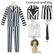 Lydia & Beetlejuice Adult Halloween Costumes