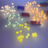 2m 20LED Tulip Flowers String Lights Fairy Twinkle Hanging LED String Lamp