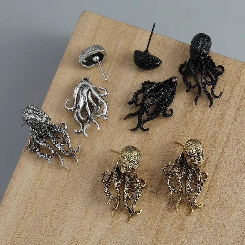 Octopus Earrings