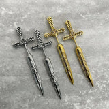 Steel Sword Medieval Gothic Piercing Stud Earring