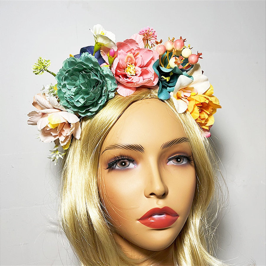 Spring Goddess Flower Crowns Floral Headband