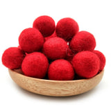 FIFTY 2cm Wool Felt Balls 100% Wool DIY Handmade Craft Supplies