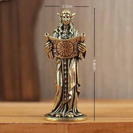 Brass Fae Figurines Tea Pets