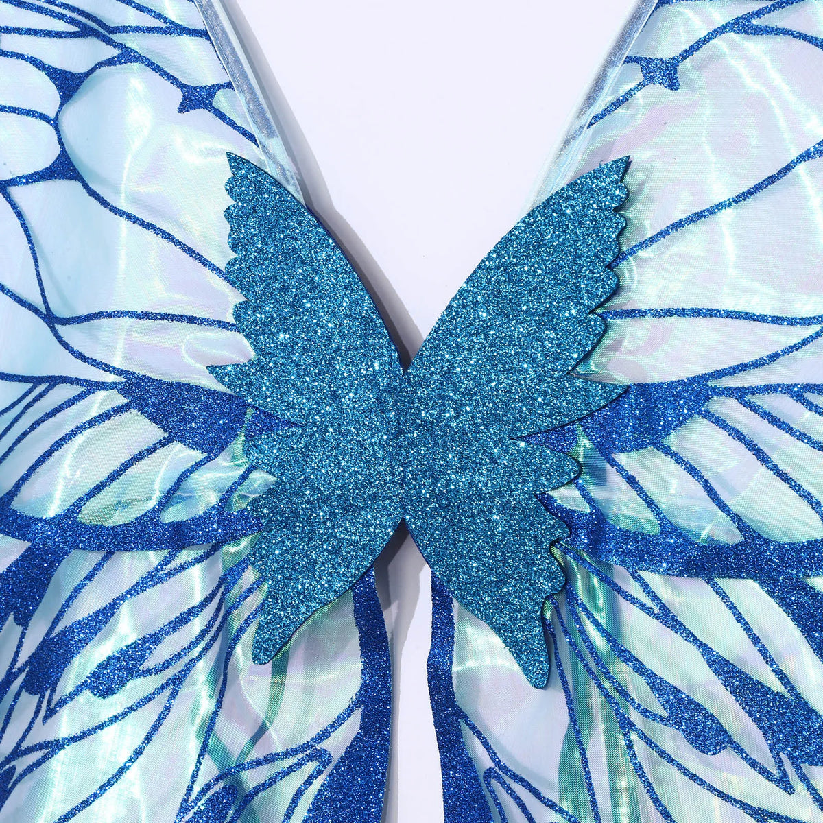 Fairy Elf Costume Wings, Ears, Wand and Hair Wreath Sets