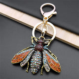 Crystal Bee Keyring