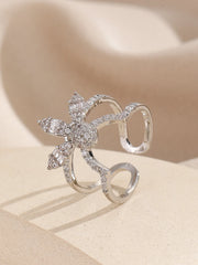 Zircon Nail Jewellery Wearable Art Finger Tip Rings
