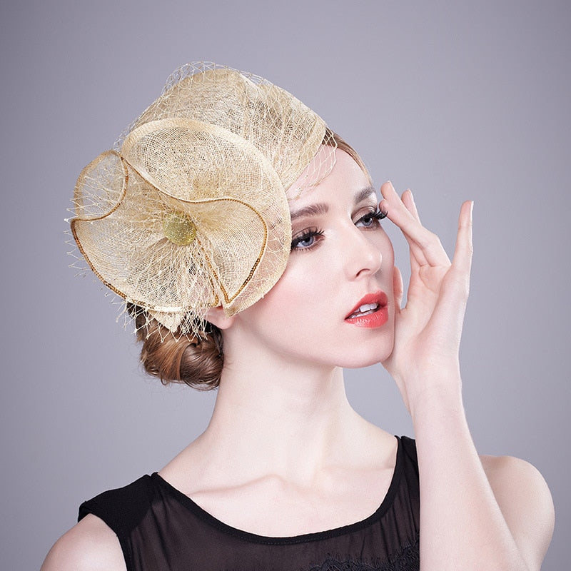 Linen Apricot Vintage Hat