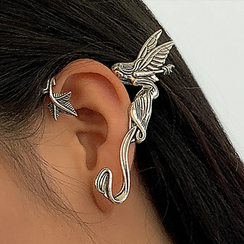 Gothic Rose Ear Cuff