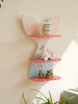 3 Tier Mermaid Tail Wall Floating Wall Shelf Jewellery Hair Accessories Display Shelves