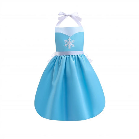 Mother Daughter Matching Clothing Apron Dresses Women Girls Halloween Cosplay Children Princess Coveralls