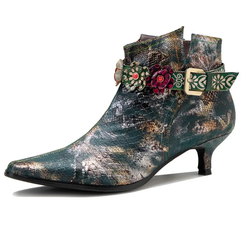 Tesora's Pointy Toe Ankle Booties