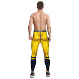 Wolverine Deadpool Men's Surf Compression Pants Tights Running Training Sport Fitness