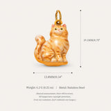 Our Beloved Pets Animal Charm Pendants Stainless Steel PVD 18K Gold Plated For DIY Necklace Bracelet Jewellery Making