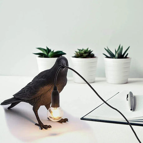 Nevermore Raven Wall Light Fixtures and Lamps