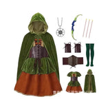 Hunter Costume Middle-Earth Characters Outfit Cosplay Book Week Halloween Fancy Party Dress For Boys Girls