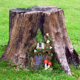 Miniature Fairy Elf Door Wooden 2D Printed Decor