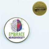Neurodiversity Autistic Pins Badges