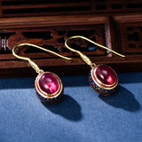 Carmellia's Corundum Enamel Matching Jewellery 925 Sterling Silver Ring, Earrings, Necklace