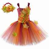 Fall Fairy Costume Forest Woodland Autumn Fairy Tutu Dress Up Maple Leaves