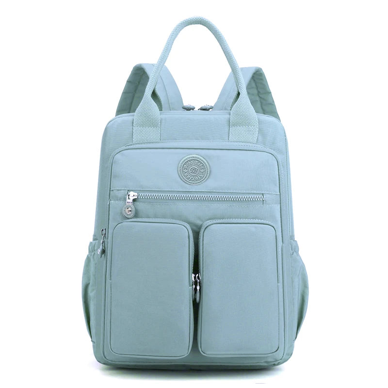 14 Colour Fun Backpacks Waterproof Zipper Multi-pockets Travel School Laptop Bags