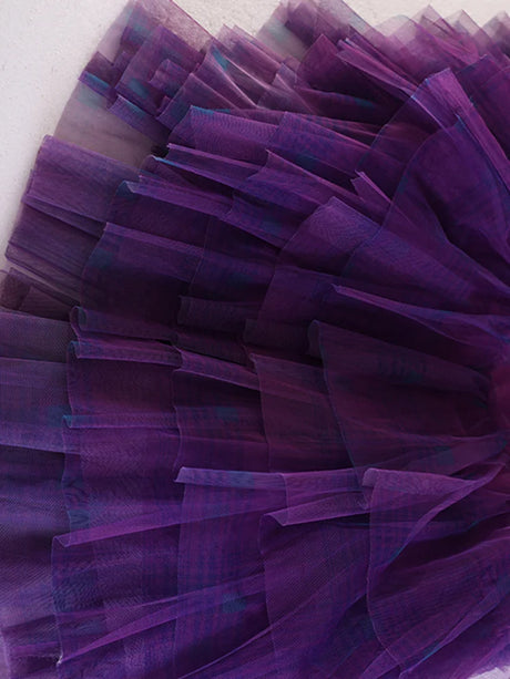 Curious Plaid Ruffle Skirt