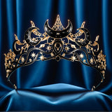 Night Court Gothic Moon Tiara Celestial Queen Crown