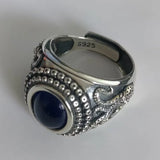 The Kraken of the Depths S925 Sterling Silver Rings Zircon Octopus
