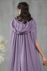 Maiden Khuzama's Hooded Medieval Cloak Cape