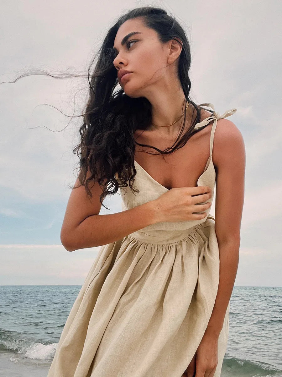 Eden's Cotton Linen Dress