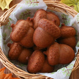 Mushroom Shape Cake Pan 6-Cavity Non-stick Heavy Carbon Steel Cookies Jelly Molds Chocolate Madeleine Pastry Molds Baking Supplies