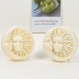 Sun Moon Faces DIY Soap Silicone Mould Candle Making Chocolate Baking Tool