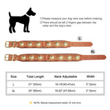 Roman's Genuine Leather Dog Collar Medieval Cosplay Pet Accessories