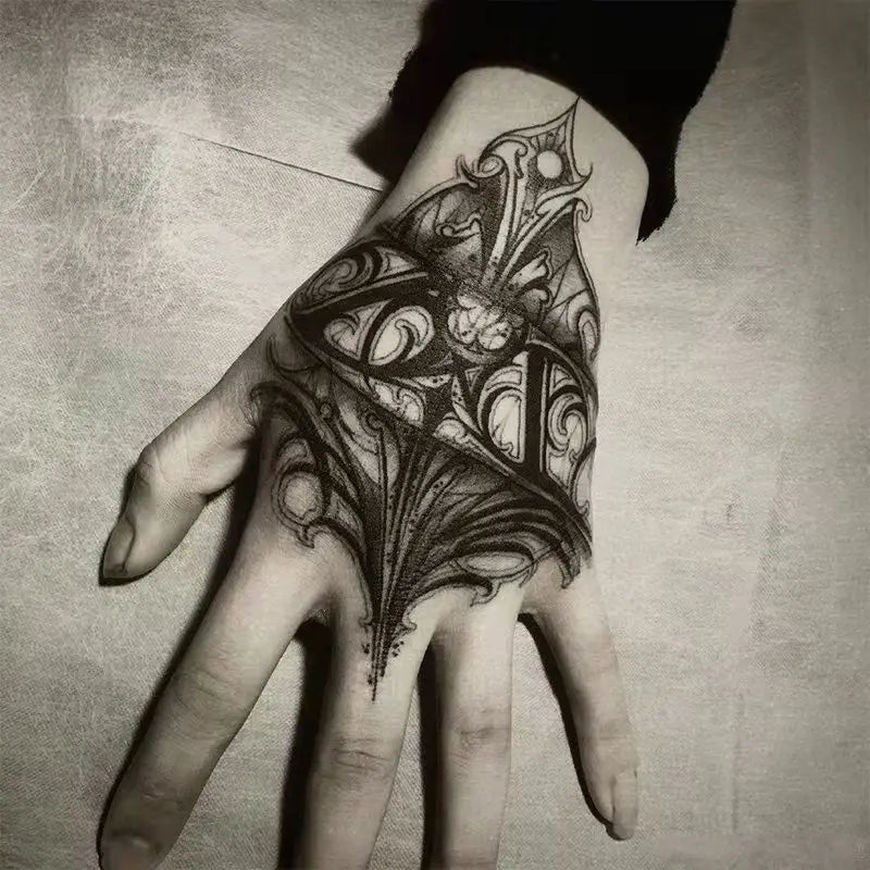 4pc/Lot Dark Art Waterproof Temporary Tattoo Prajna Eye Star
