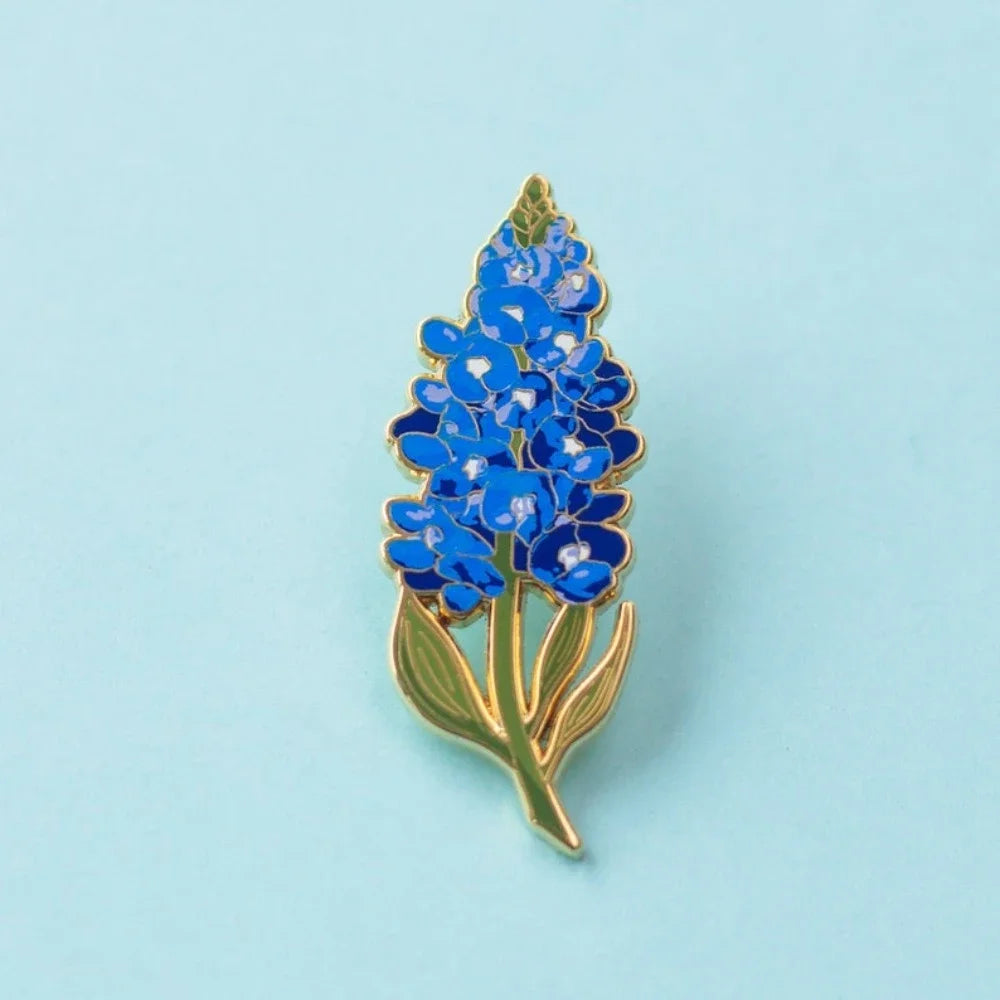 Wildflower Botanical Enamel Pins Badges