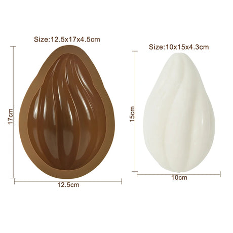 Easter Egg Silicone Mould Half Chocolate Egg DIY Baking Tool