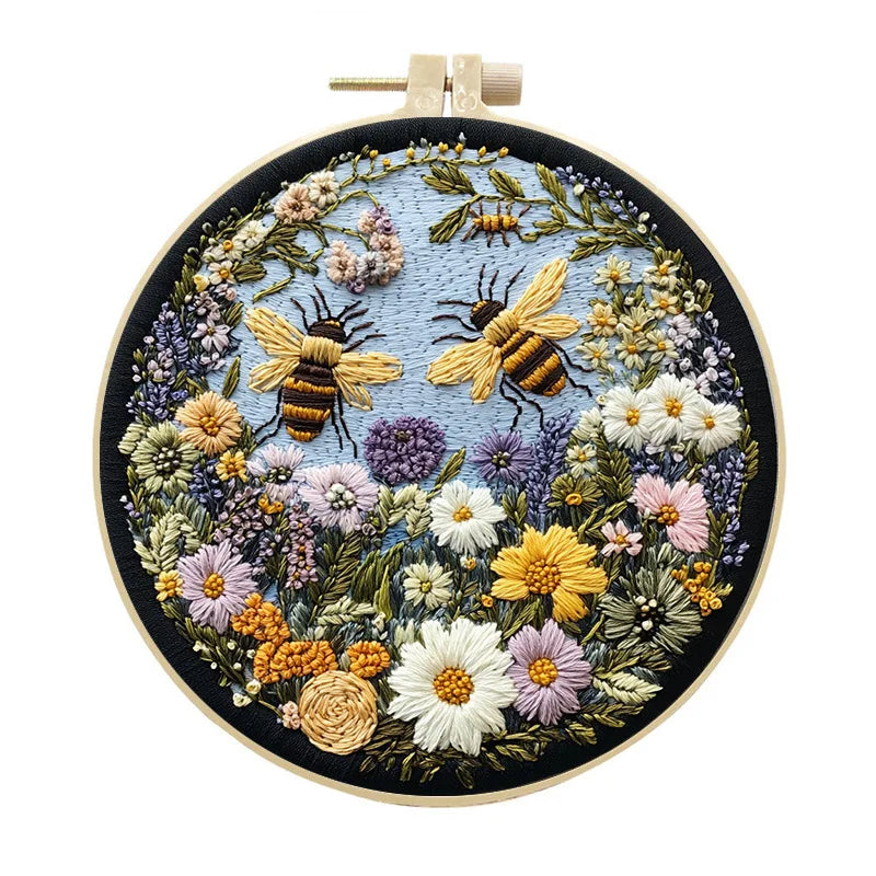 Bee Embroidery Kits DIY Crafts