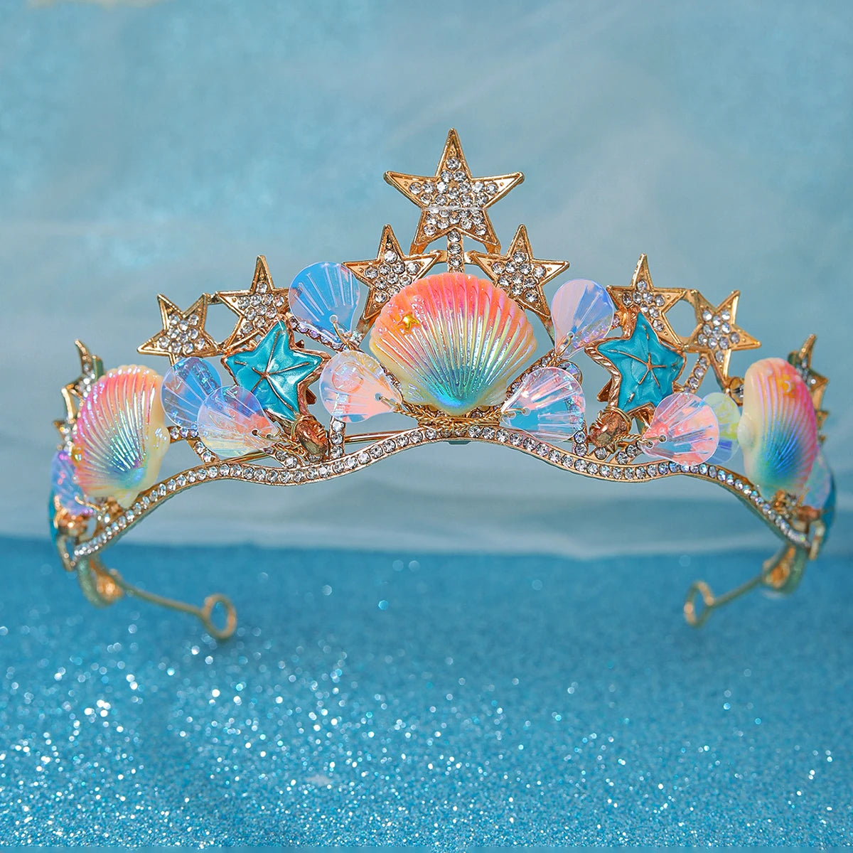 Seashells Crown Mermaid Tiaras