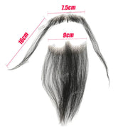 Invisible Fake Mustache Beard Trimmable Theatrical Facial Hair for Men