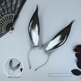 Bunny Ear Headband Cosplay Plush Animal Headdress