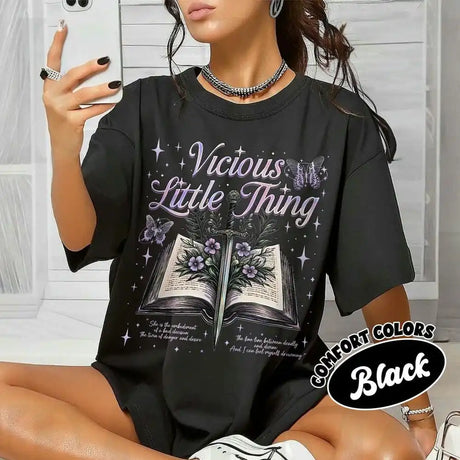 Vicious Little Thing T-Shirt Book Lovers Tee