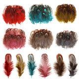 100Pcs Pheasant Chicken Feathers for DIY Crafts