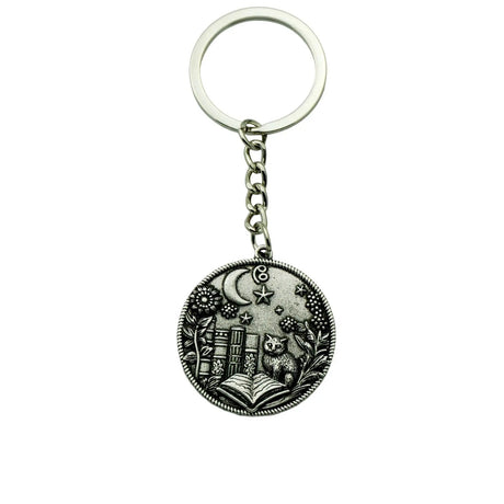 Witch's Library Keyring