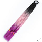 Long Braided Ponytail Hair Extensions 60CM