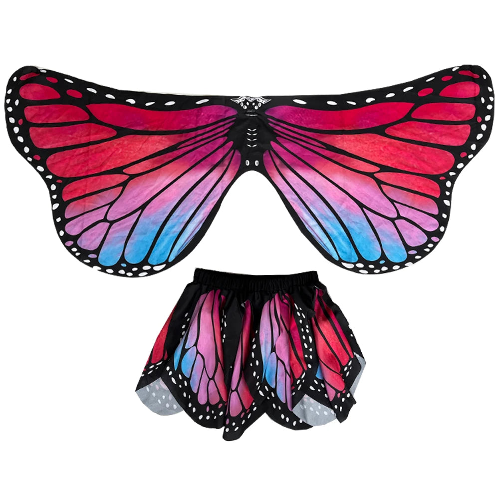 Butterfly Cosplay Wings Costumes Girl Dance Performance Accessories Halloween