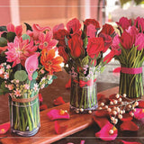 3D Flower Bouquet Greeting Card A4 Size