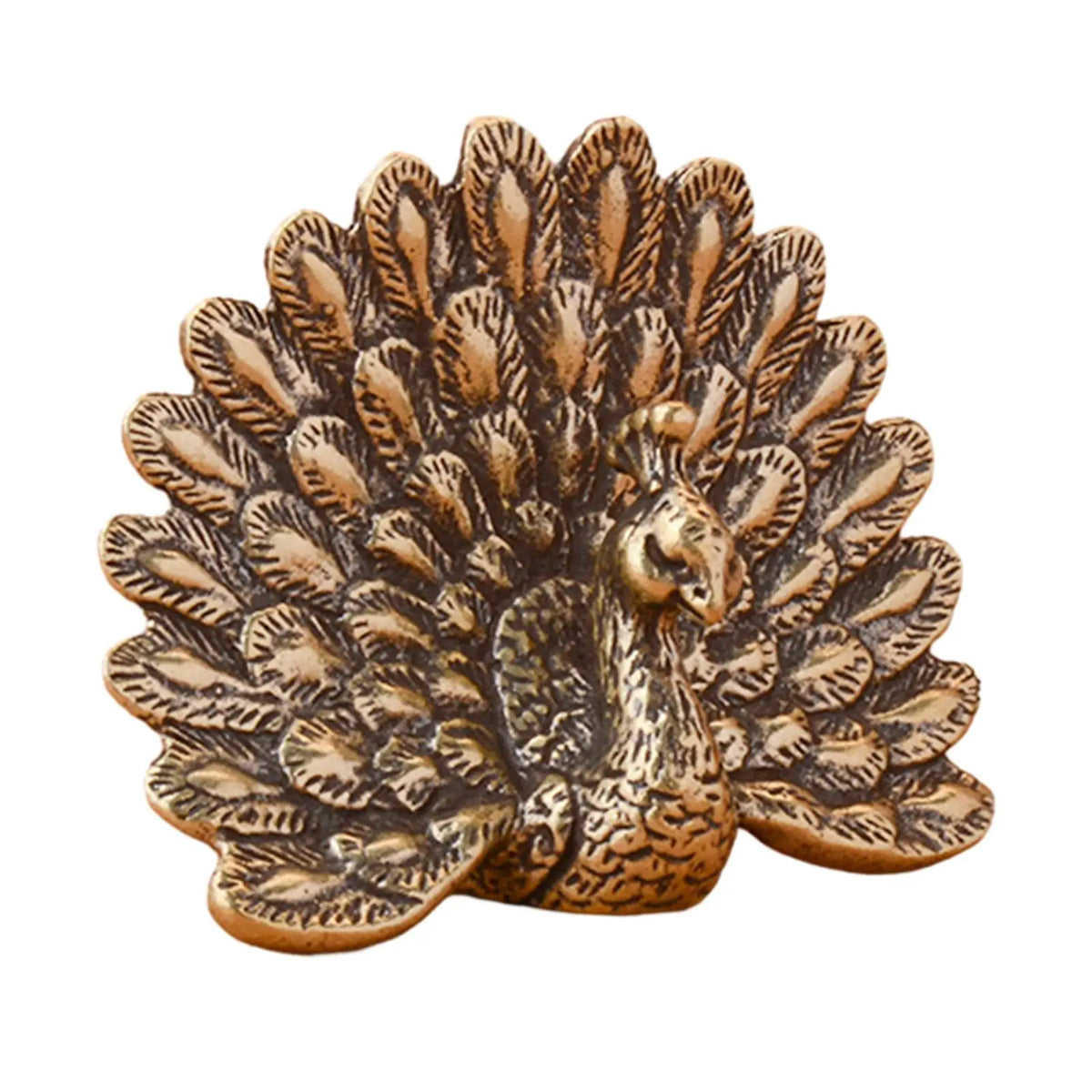 Brass Peacock Figurine