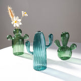 Cactus Glass Vase Hydroponics Plant Vase