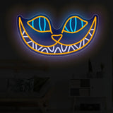 Cheshire Cat LED Neon Wall Art Halloween Decoration