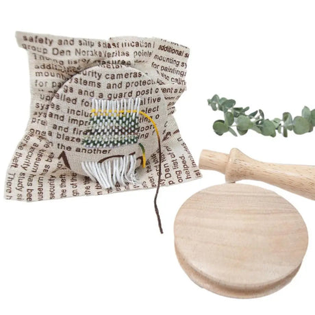 Wooden Darning Tool Kit Mushroom Darner DIY Handicraft Mending Tool Set